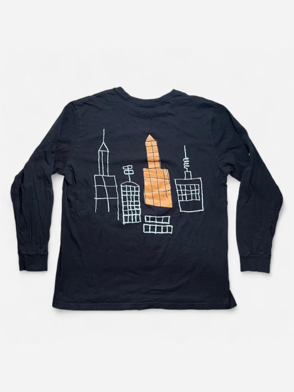 Jean-Michel Basquiat “Empire” Long Sleeve Graphic T-Shirt Size 2XL - Picture 2 of 5